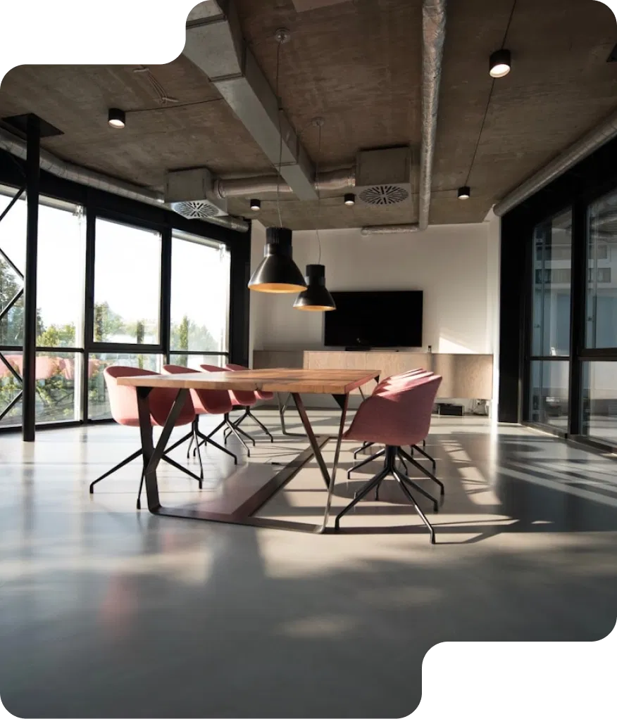 Modern office workspace